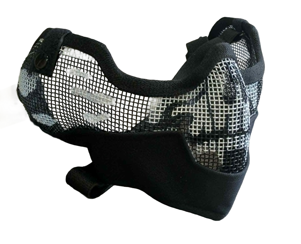 Lost Woods wire mesh tactical half face mask (Woodland)
