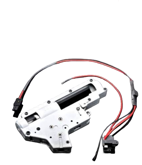 VFC FET 8mm Bearing Gear Box Shell V2 Kit with FET Switch assembly (VF9-GBX-V2RFET-02)