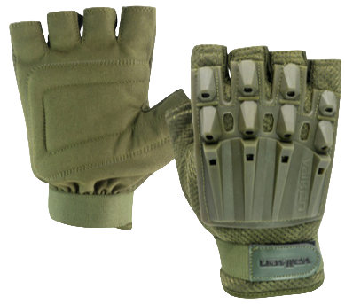 V-tack half fingers gloves