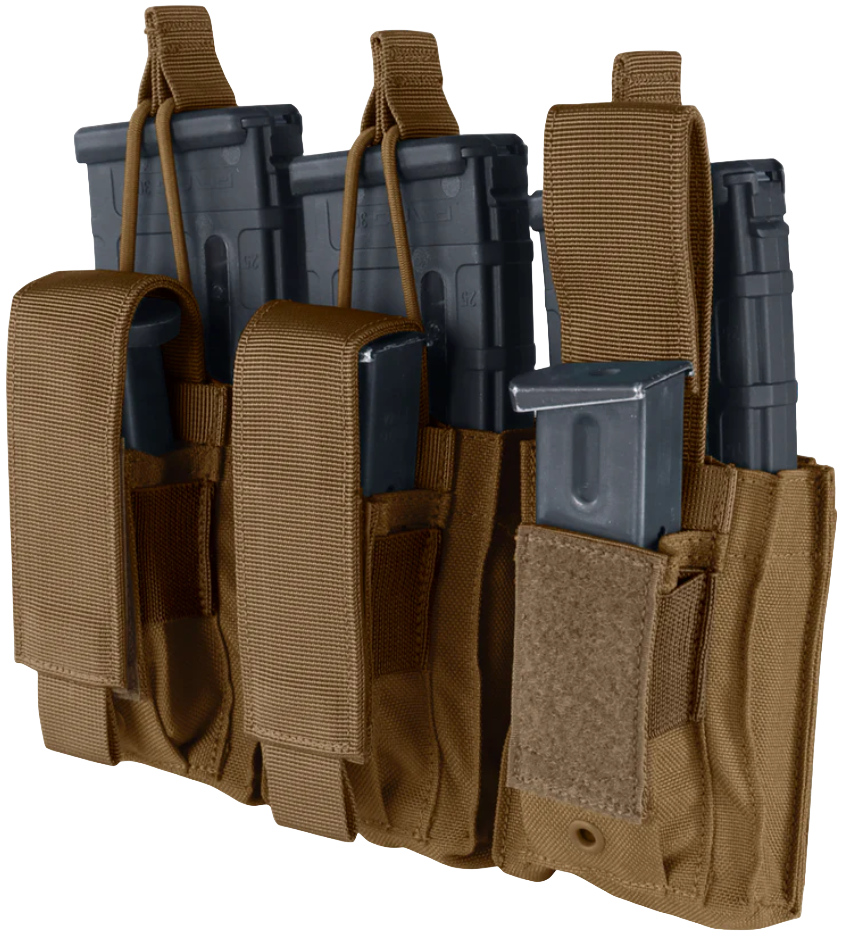 Condor Triple Kangaroo M4/M16 Mag Pouch (Black)