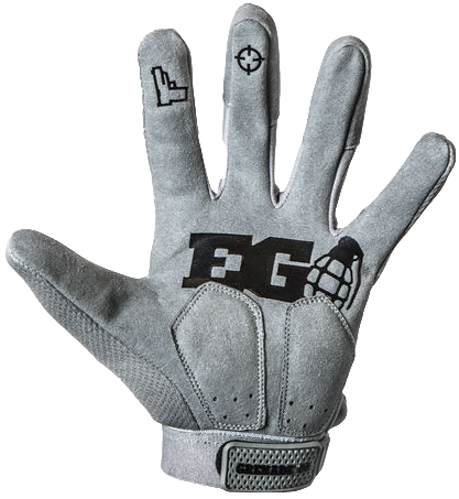 EG Fu Gloves (Grey, Size Large)