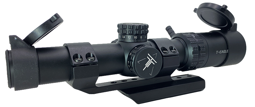 T-EAGLE Rifle Scope EO 1-5X24 Illuminated Reticle with mounting