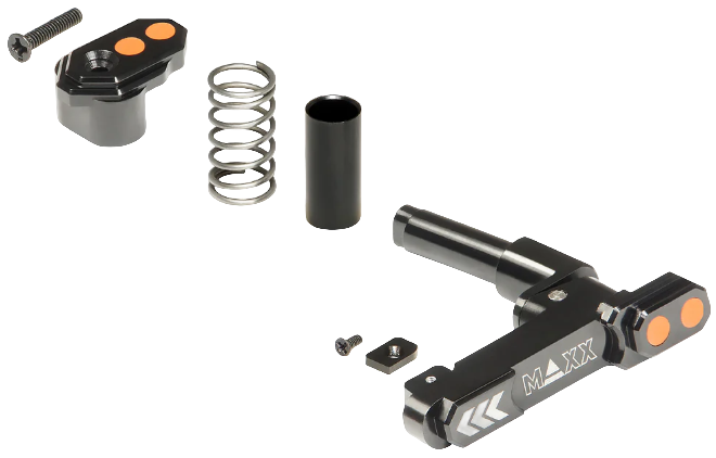 MAXX CNC Aluminum Advanced Mag release (Style B) (Black)