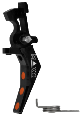 MAXX CNC Aluminum Advanced Speed Trigger (Style B) (Black)
